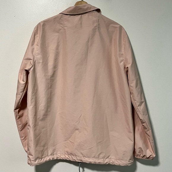 Herschel Supply Co. Coach Jacket Pink Women’s Size M Lightweight Snap Button - Picture 3 of 4